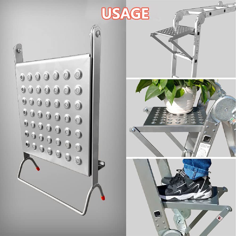 440 Pounds Anti-Slip Heavy Duty Ladder