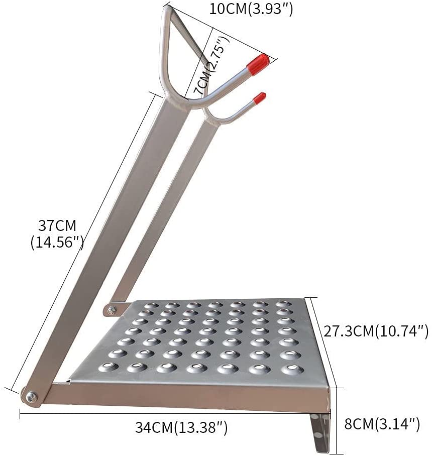 440 Pounds Anti-Slip Heavy Duty Ladder