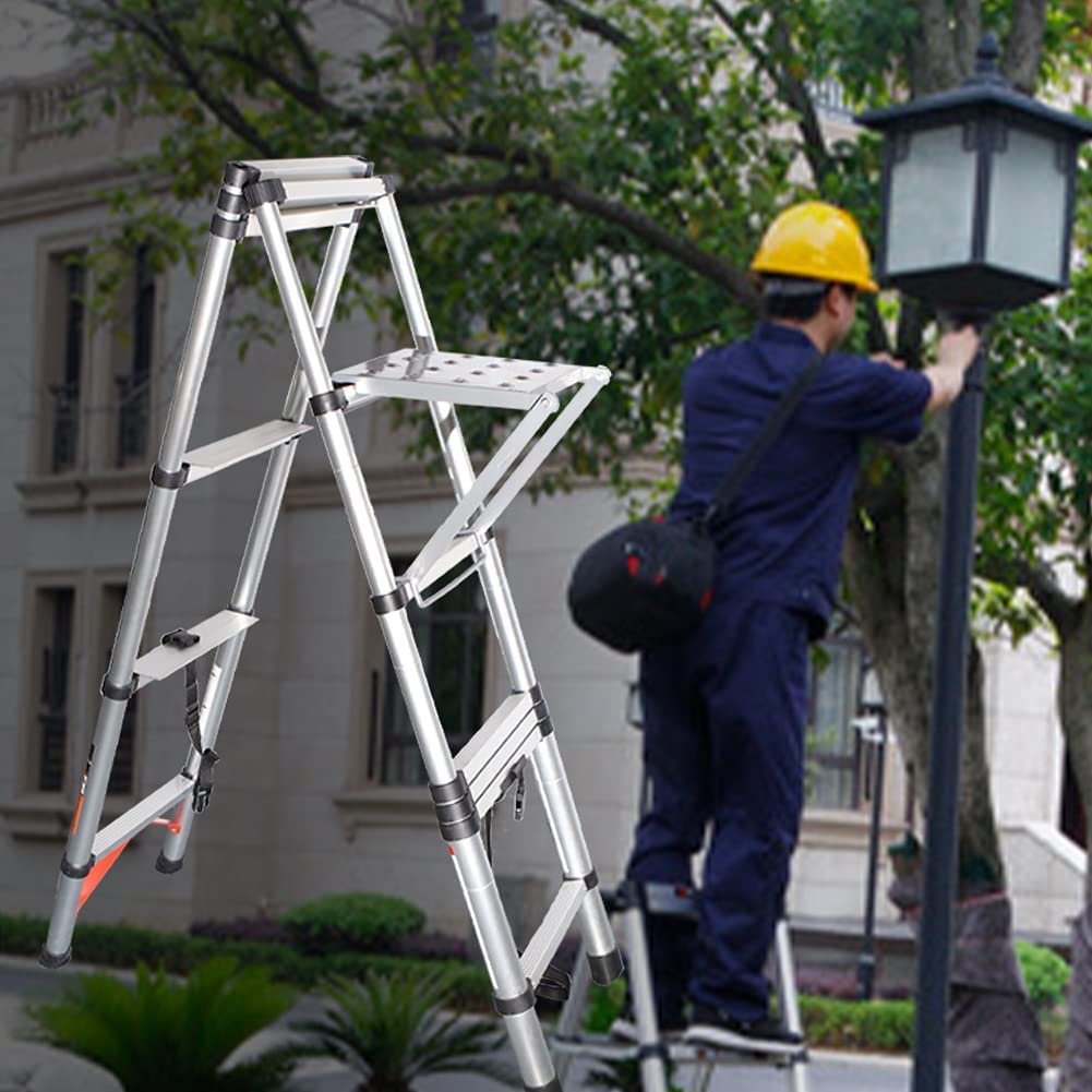 440 Pounds Anti-Slip Heavy Duty Ladder