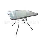 Teslin Outdoor Folding Chairs and Tables Set with umbrella