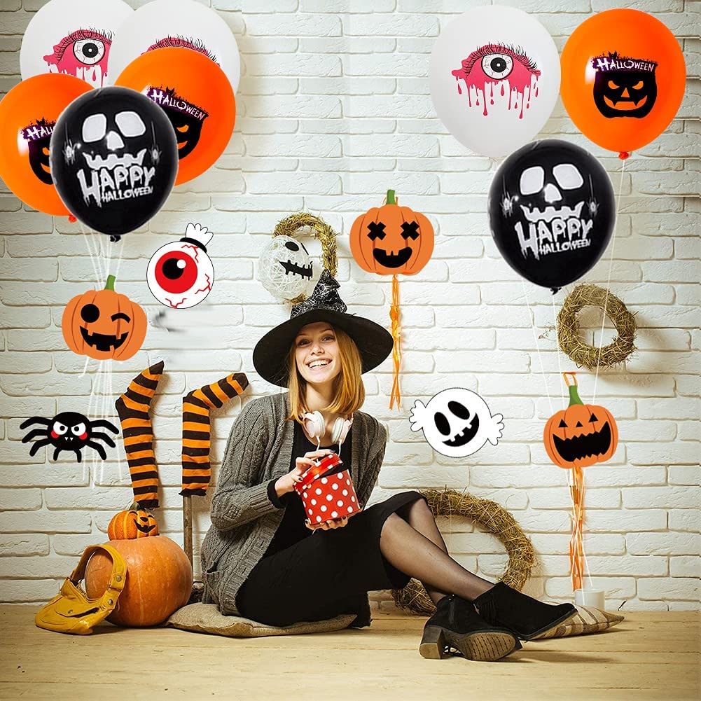 45pcs Halloween Blood Bat Decorations Kit