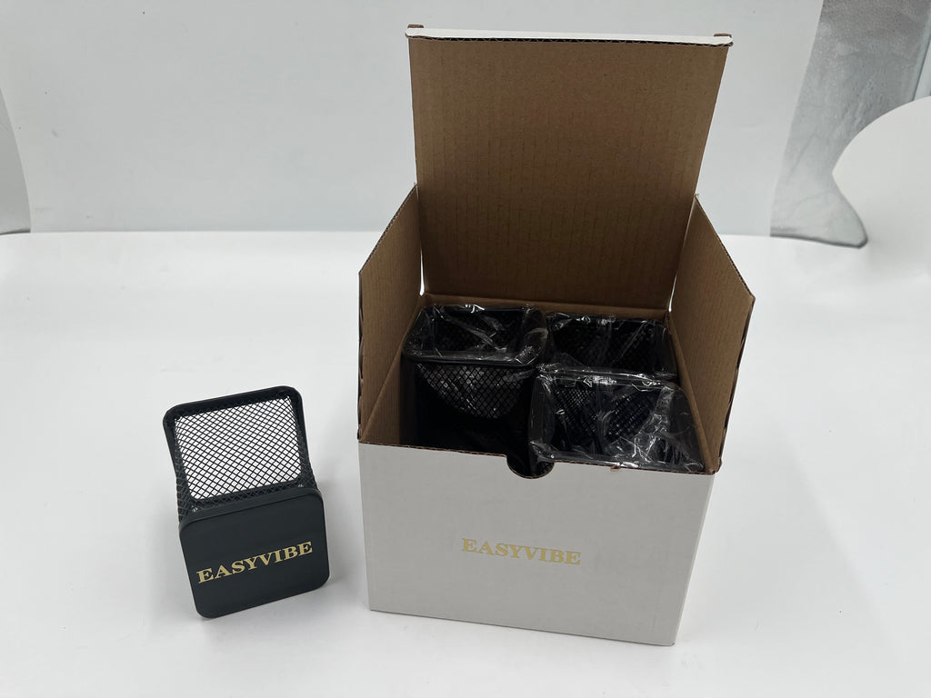 EASYVIBE 12 Pack Metal Pen Holder
