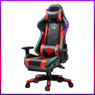 Super-King Ergonomic Gaming Chair with Bluetooth Speaker