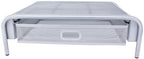 Mesh Monitor Stand Riser with Drawer Desk Organizer