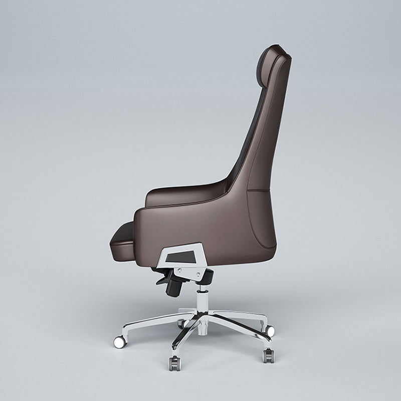 Fashionable 360-Degree Rotational Leather Office Chair