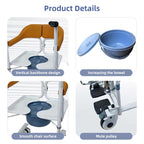 Multifunctional transfer machine Home disability transfer machine Nursing care for bedridden paralyzed elderly Lifting transfer car can take a bath