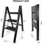 3 Step Folding Aluminum Step Ladder