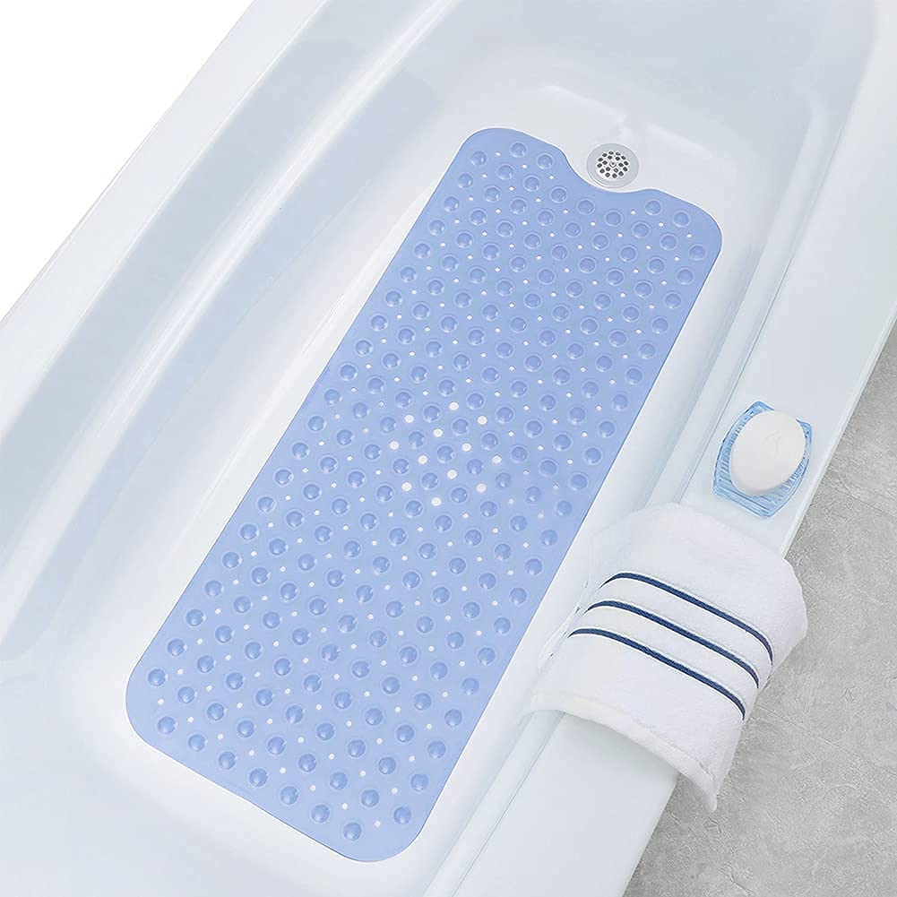 40 X 16 Inch Blue Bathtub & Shower Safety Mat