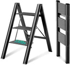 3 Step Folding Aluminum Step Ladder