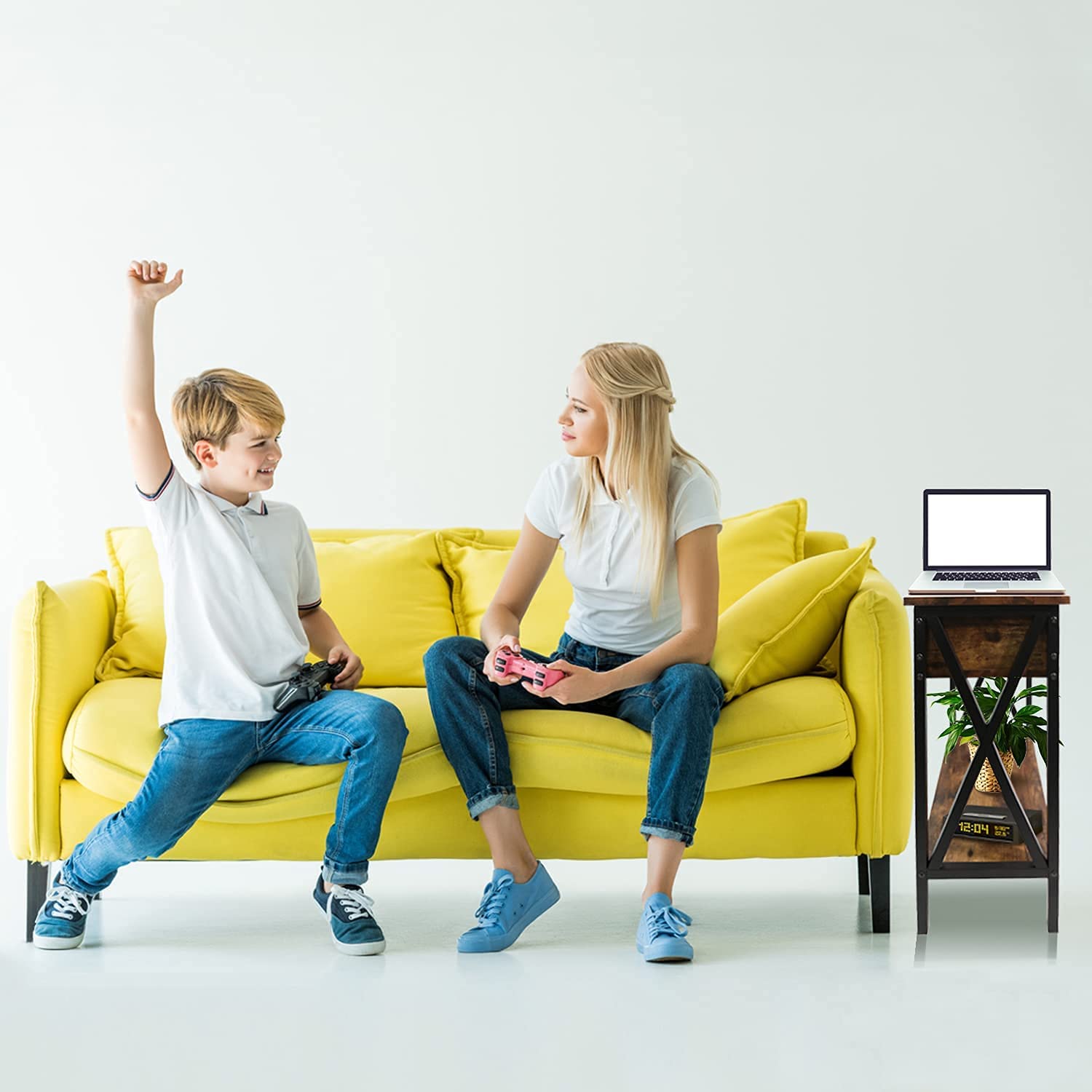 KNIGHTCRAFT  Side Table with Storage