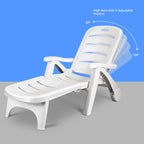 Outdoor Patio Adjustable lounger folding chair
