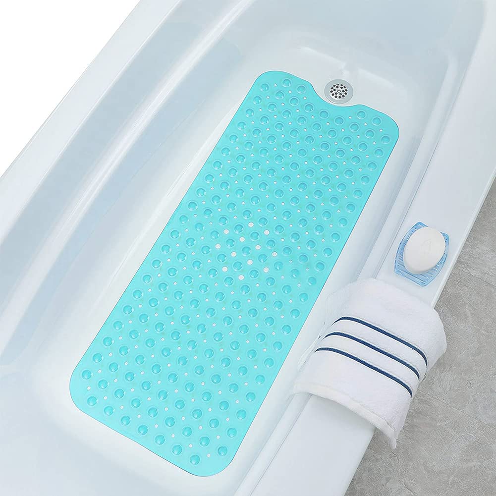 40 X 16 Inch Blue Bathtub & Shower Safety Mat