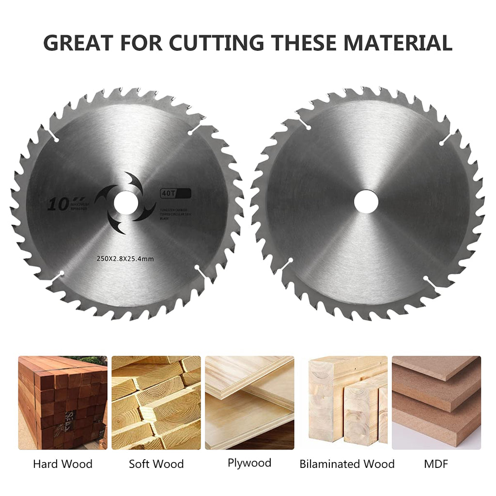 10 Inch Saw Blade with 1 Inch Arbor