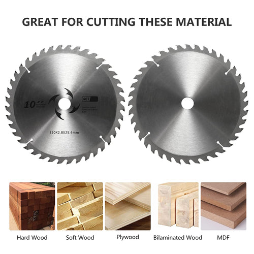 10 Inch Saw Blade with 1 Inch Arbor