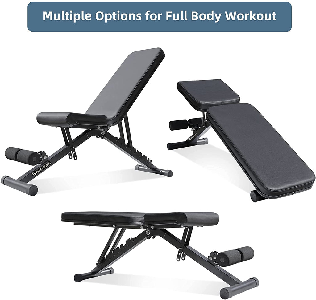 GYMSTRONG Home Adjustable Gym Workout Bench