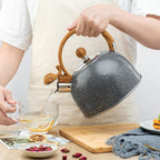 Stainless Steel Whistling Stove Pot with Ergonomic Gripping handle