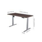 48 x 24 Inches Adjustable Office Desk with Electric Memory Preset Height