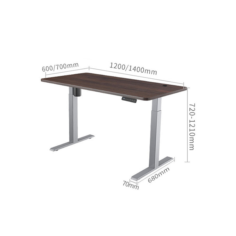 48 x 24 Inches Adjustable Office Desk with Electric Memory Preset Height