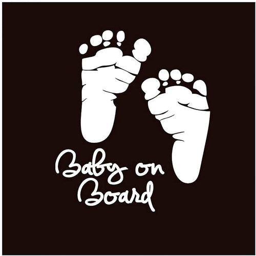 6 inch Baby ON Board Reflective Sticker