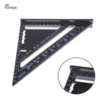 7/12inch Aluminum Alloy Triangle Angle Ruler Squares for Woodworking Speed Square Angle Protractor Rulers Measuring Tools|Gauges|