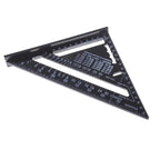 7/12inch Aluminum Alloy Triangle Angle Ruler Squares for Woodworking Speed Square Angle Protractor Rulers Measuring Tools|Gauges|