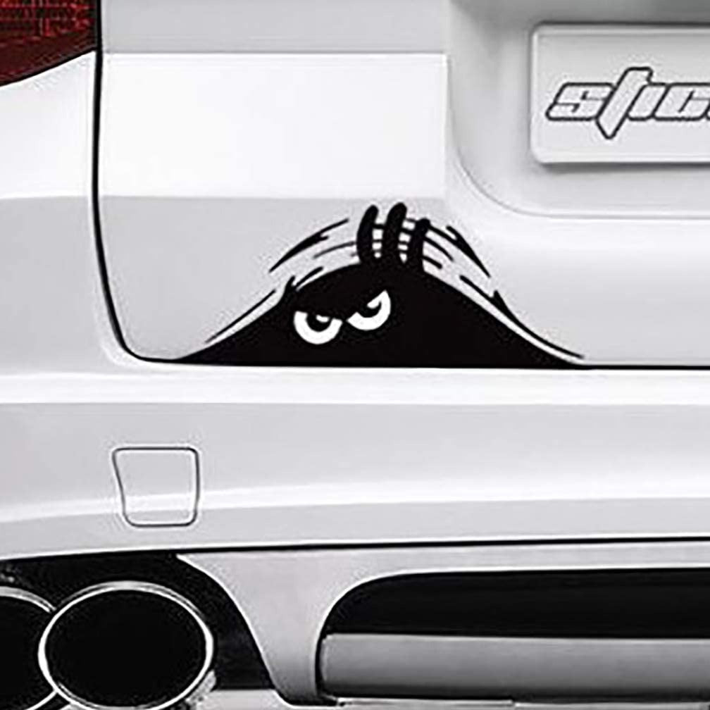 7.5 inch Peeking Monster Scary Eyes Car Sticker