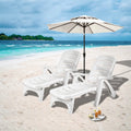 Outdoor Patio Adjustable lounger folding chair