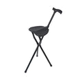 Folding aluminum alloy crutch stool dual-purpose crutch three leg crutch thickened portable three leg crutch chair