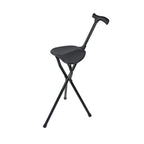 Folding aluminum alloy crutch stool dual-purpose crutch three leg crutch thickened portable three leg crutch chair