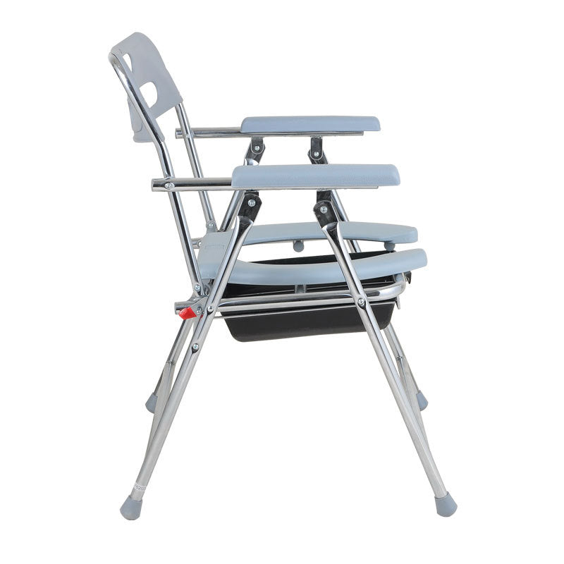 Old people's toilet chair Pregnant women's toilet chair Old people's folding toilet chair Mobile toilet chair Toilet chair Thickened tube