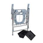 Old people's toilet chair Pregnant women's toilet chair Old people's folding toilet chair Mobile toilet chair Toilet chair Thickened tube