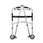 Double arm walking aid for the elderly, aluminum alloy walking aid for the disabled, fitness equipment