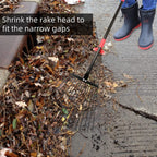 Adjustable Garden Leaf Rake 64 inches Rake