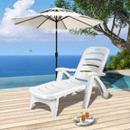 Outdoor Patio Adjustable lounger folding chair