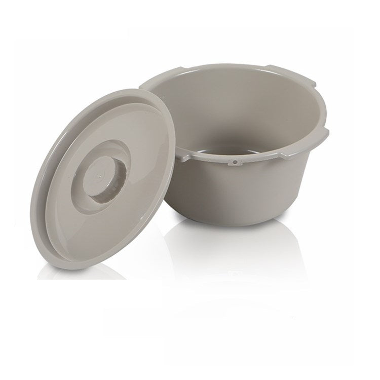Thickened elderly pregnant women's toilet chair with cover, toilet chair accessories, plastic bedpan