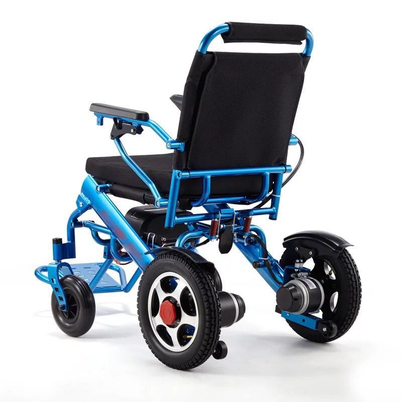 Foldable Electric Wheelchair- Light weight aluminum with lithium battery