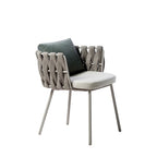 Modern Nordic Simple Outdoor Tables And Chairs Garden Courtyard Balcony Rattan Tables And Chairs Overhead Floor Outdoor Rattan Chairs