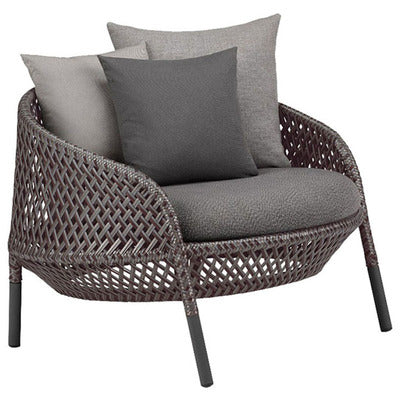 Outdoor Furniture Rattan Sofa Terrace Designer Leisure Open-air Garden Sofa Outdoor Rattan Chair Sofa