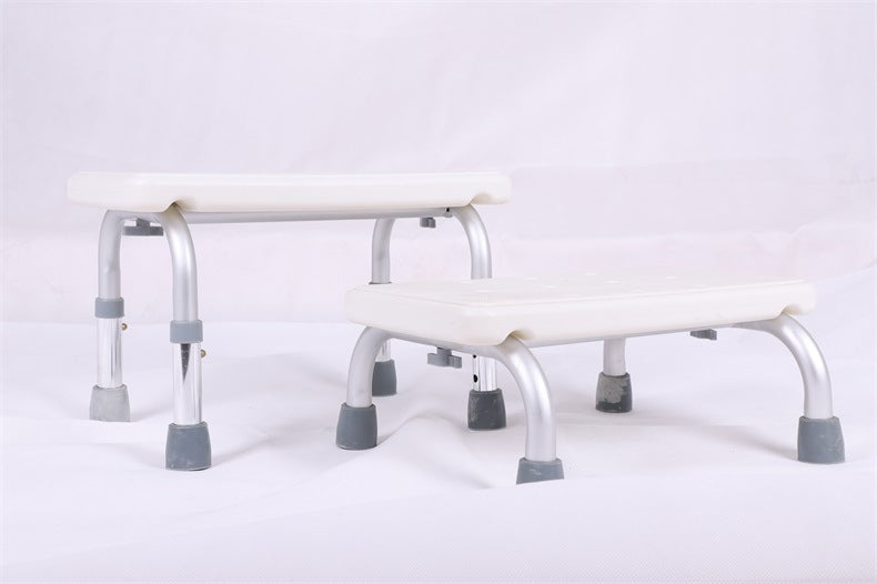 Household stool Foldable bathroom Aluminum alloy step stool Bath stool Shower anti-skid stool