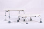 Household stool Foldable bathroom Aluminum alloy step stool Bath stool Shower anti-skid stool