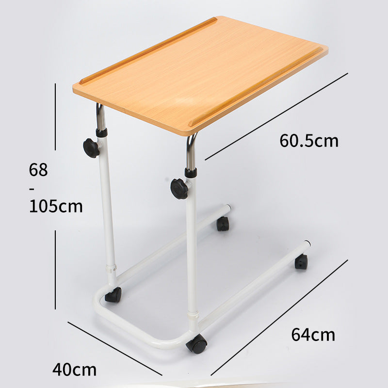 bedside table elderly patient bed table mobile lifting lazy table