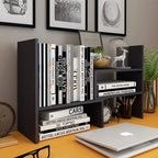 Black Adjustable Mini Bookshelf