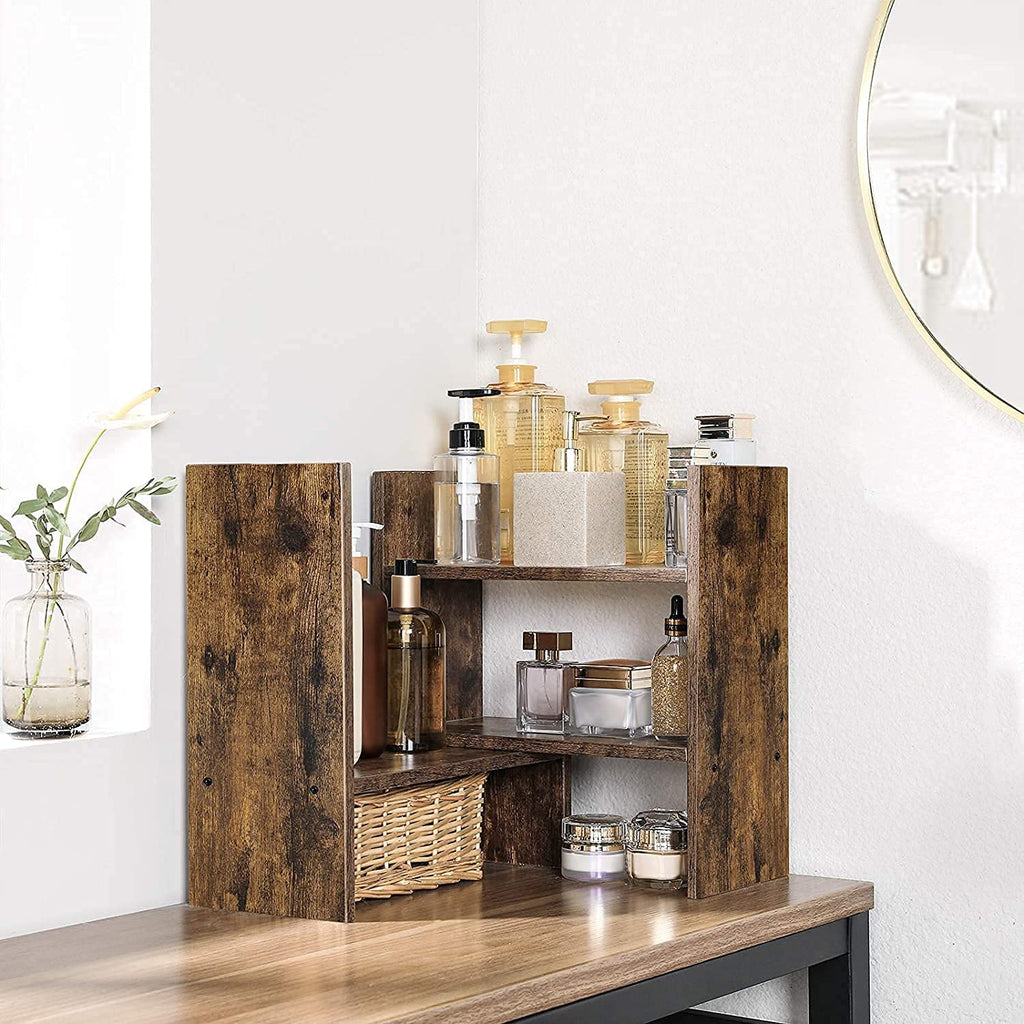 Black Adjustable Mini Bookshelf
