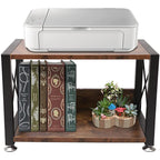 Red Brown Adjustable Mini Bookshelf