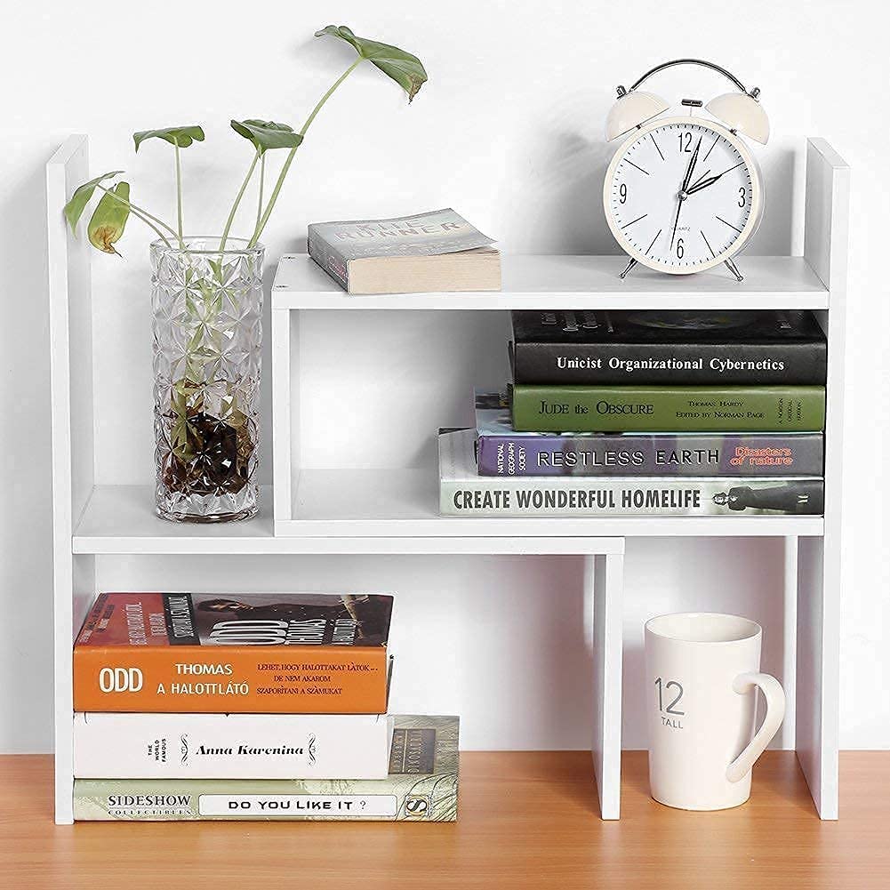 Black Adjustable Mini Bookshelf