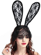 Black Bunny Ears Headband