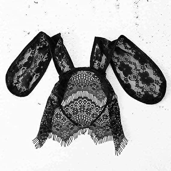 Black Bunny Ears Headband
