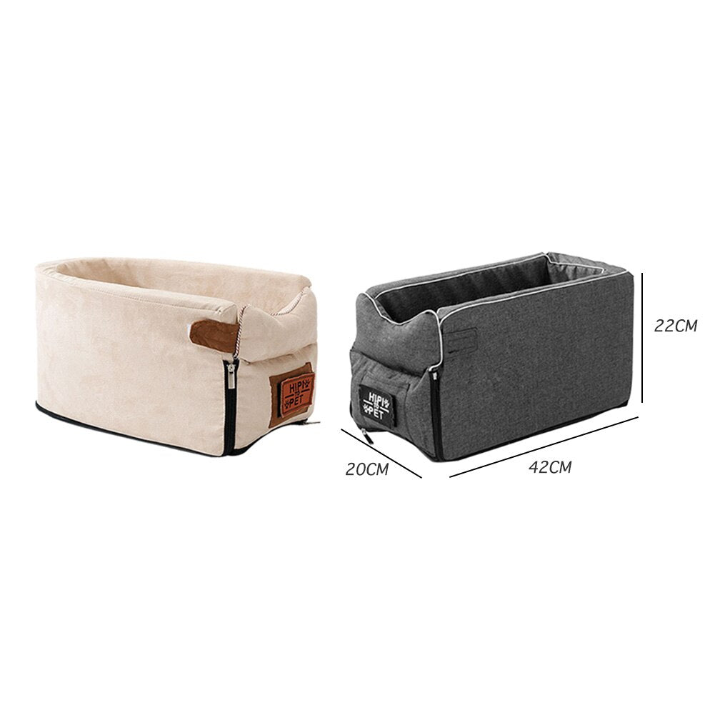 Grey Car Seat for Pets