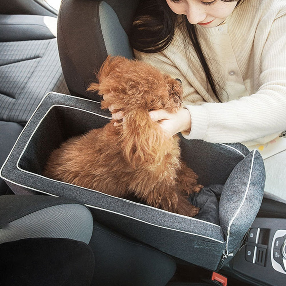Beige Car Seat for Pets