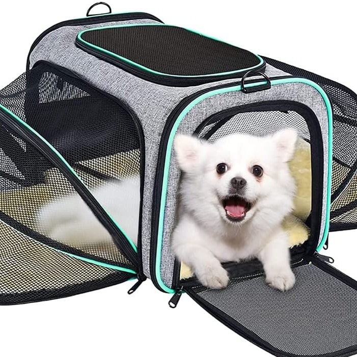  Cat/Dog Carrier Carrier with Removable Fleece Pad